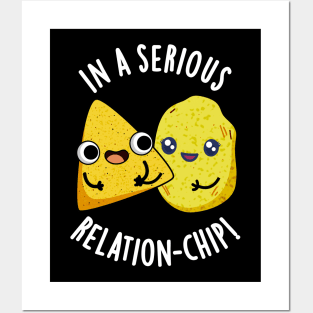 In A Serious Relation-chip Funny Food Puns Posters and Art